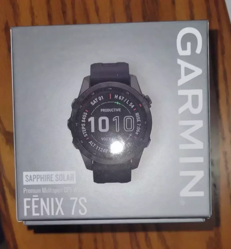นาฬิกา50% Garmin Fenix 7S Sapphire โซลาร์เซลล์ขั้นสูงสำหรับฤดูร้อน10แถม4ฟรีใหม่เอี่ยม Garmin Fenix 7S