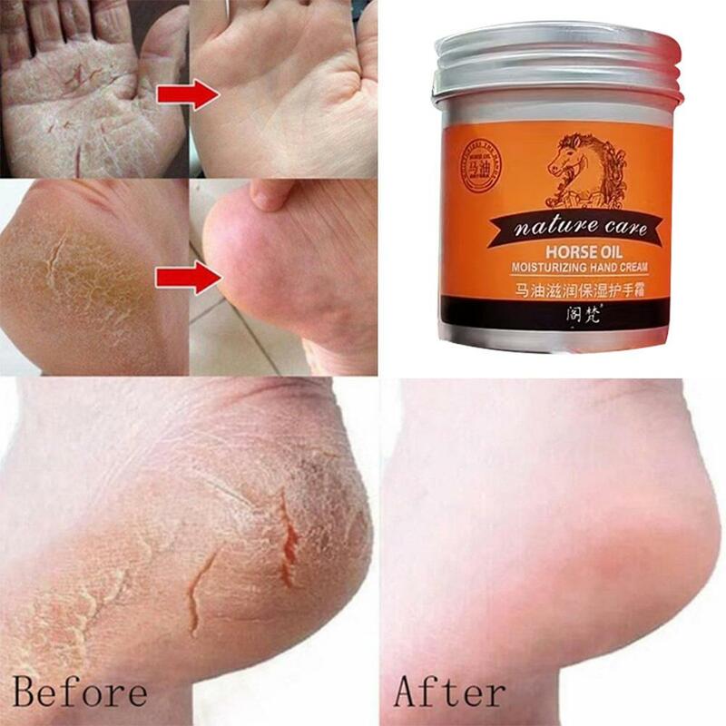 Horse Oil Hand Cream Moisturizing And Moisturizing Skin And Cracked Lasting Cream Of Dry Repair Warm Hydration, Long Care, Z9I6