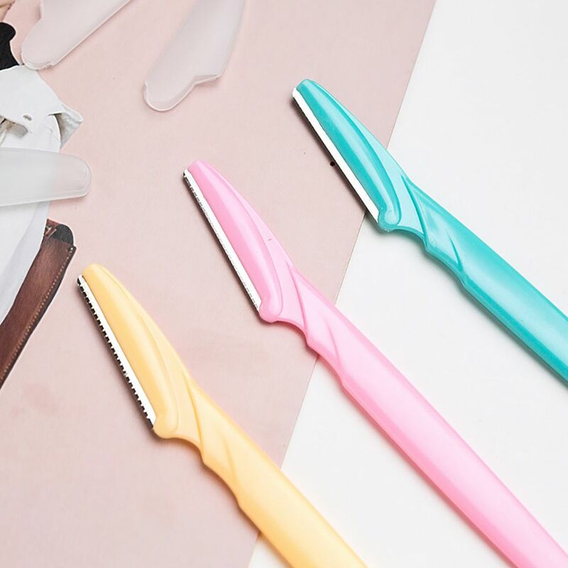 3/10Pcs Eyebrow Razor Eyebrow Trimmer Women Face Razor Hair Remover Eye Brow Shaver Blades for Cosmetic Beauty Makeup Tools