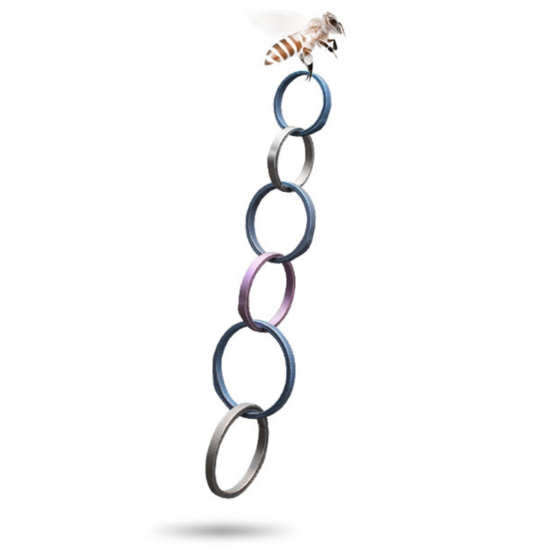 พวงกุญแจโลหะผสมไททาเนียมพวงกุญแจรถน้ำหนักเบามาก20/26/33มม. อุปกรณ์เสริมสำหรับตั้งแคมป์