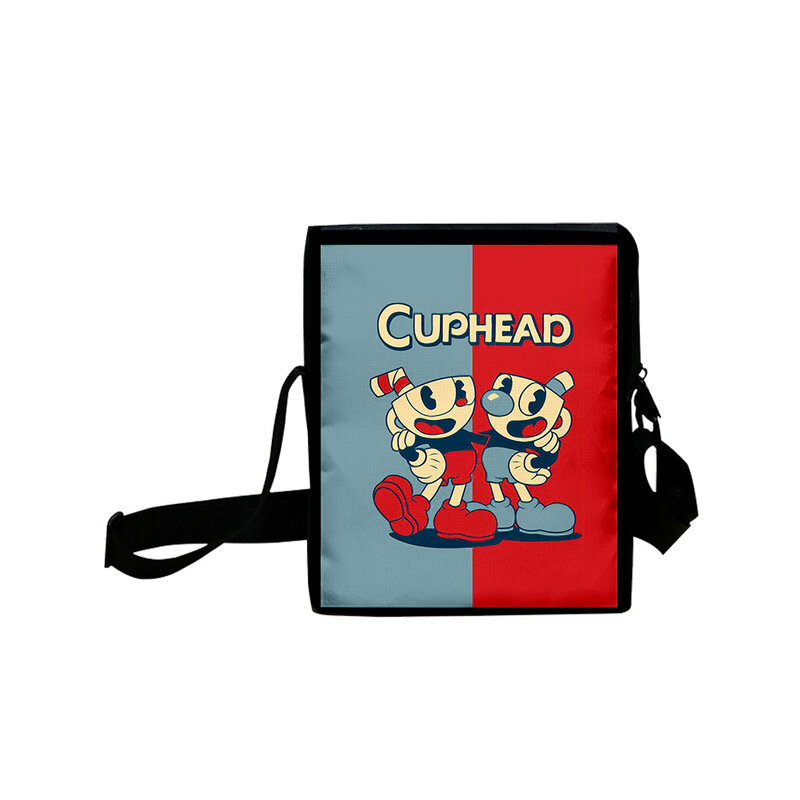 The Cuphead แสดง Cartooon 2023ใหม่กระเป๋าแฟชั่น Daypack Oxford ผ้ากระเป๋ากระเป๋าหนังสือกระเป๋า Unisex