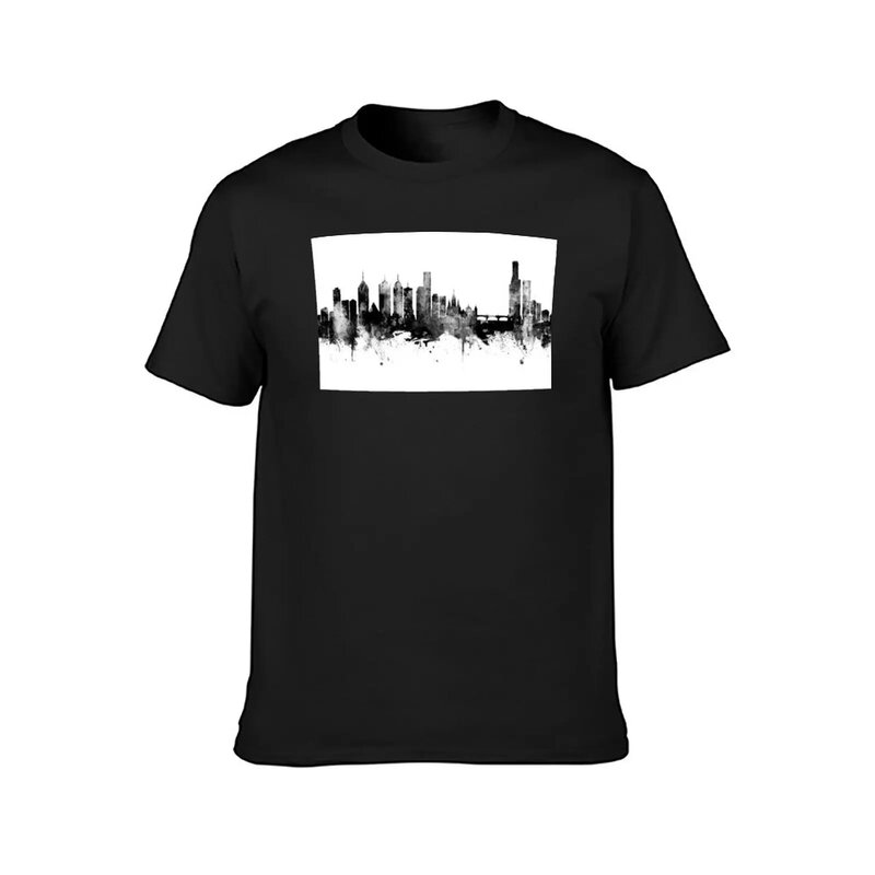 Melbourne Australien Skyline T-Shirt Jungen Tier druck Schwergewichte Herren bekleidung