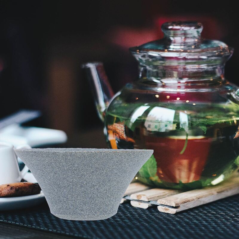 ที่กรองกาแฟที่กรองชาเซรามิกถ้วยกรองชาถ้วยกรองชาที่กรองชาเครื่องมือกรองกาแฟอุปกรณ์ชงถ้วยกรอง