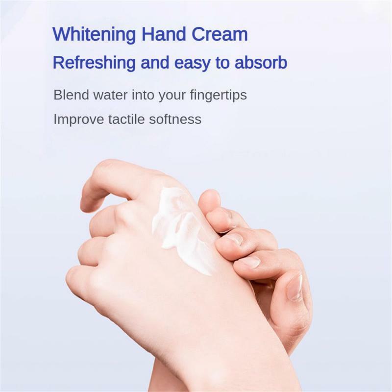 Wybielający praktyczny przenośny krem do rąk nawilżający dobry wygląd efekt wybielania skóry krem nawilżający do rąk produkty do pielęgnacji skóry
