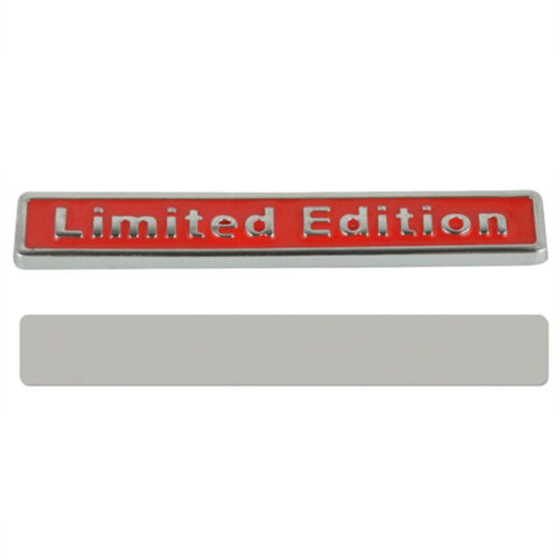 Zinklegering Auto Stickers Badge Accessoires Decal Auto Edition Limited Logo Sticker Metalen Auto Decroation Stickers