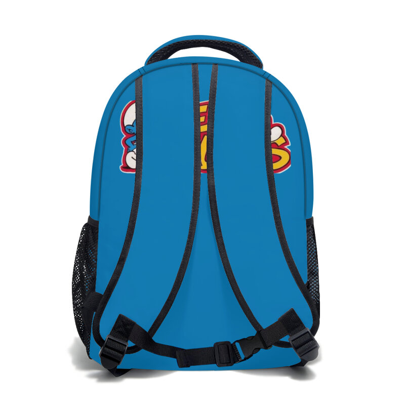 S-smurfss-mochila escolar impermeable de alta capacidad para niñas, bolso de viaje para ordenador portátil, a la moda ﻿ ﻿