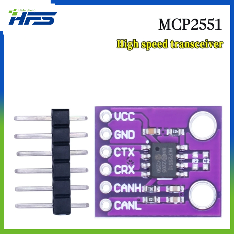 Kontroler protokołu CAN MCP2551 de alta speed, moduł interfejsu magistrali, Arduino