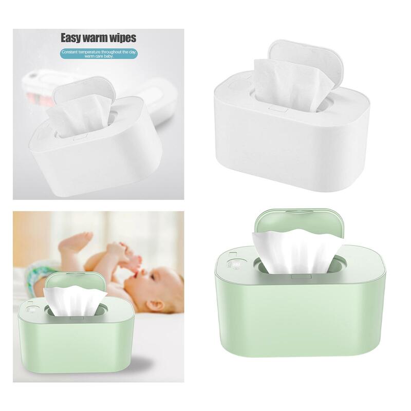 Baby Warmer Wipe Dispenser Napkin Heating Box for Outdoor Travel Use