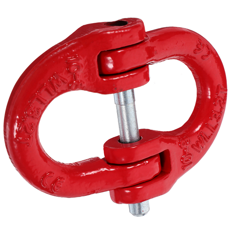 Conector de gancho de hebilla de conexión de elevación para eslinga de grúa, accesorio de cadena de seguridad, enlace de acoplamiento, conexión de martillo de acero