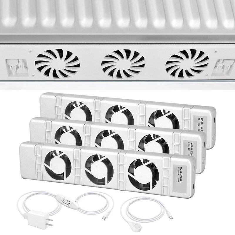 Akcesoria chłodzące wentylator chłodnicy inteligentny wentylator chłodnicy biały 100-240V automatyczny energooszczędny termowentylator niski poziom hałasu w domu