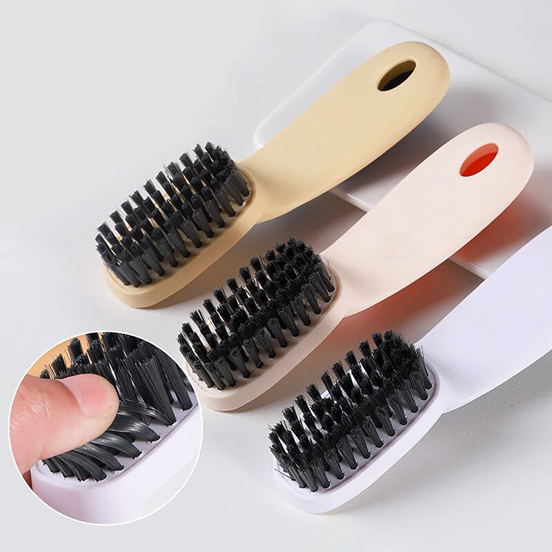 Scrubbing Brush Soft Bristle Laundry Clothes Shoes Scrubber Brush Portable Plastic Hands Cleaning Brush For Kitchen Bathroom