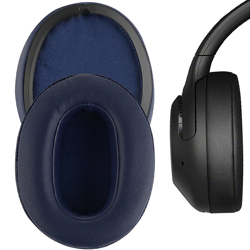 Bantalan telinga pengganti untuk Sony WH XB900N Aksesori Headphone earpad Headset bantalan telinga suku cadang perbaikan busa memori