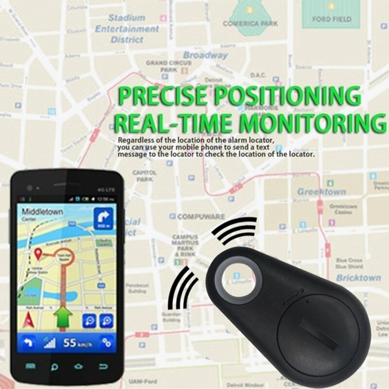 Mini Thông Minh Bluetooth 4.0 Chìa Khóa Chống Theo Dõi GPS Antilost Báo Động Thẻ Không Dây Con Túi Ví Thiết Bị Tìm Chìa Khóa Thông Minh Định Vị Cho Ví thú Cưng Chìa Khóa