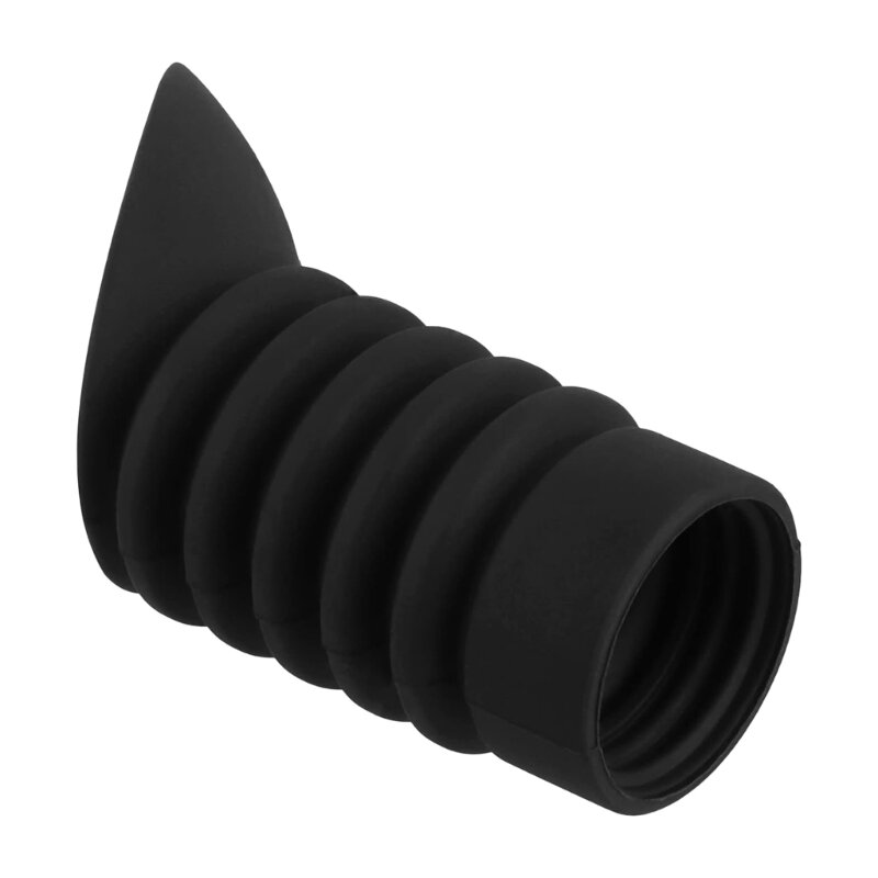 Rubber Eyepiece Cover with MultiFolds and Ergonomic Obliqued Eye Cup for 36mm-43.5mm OpticsCover Obliqued Eyepiece Hood