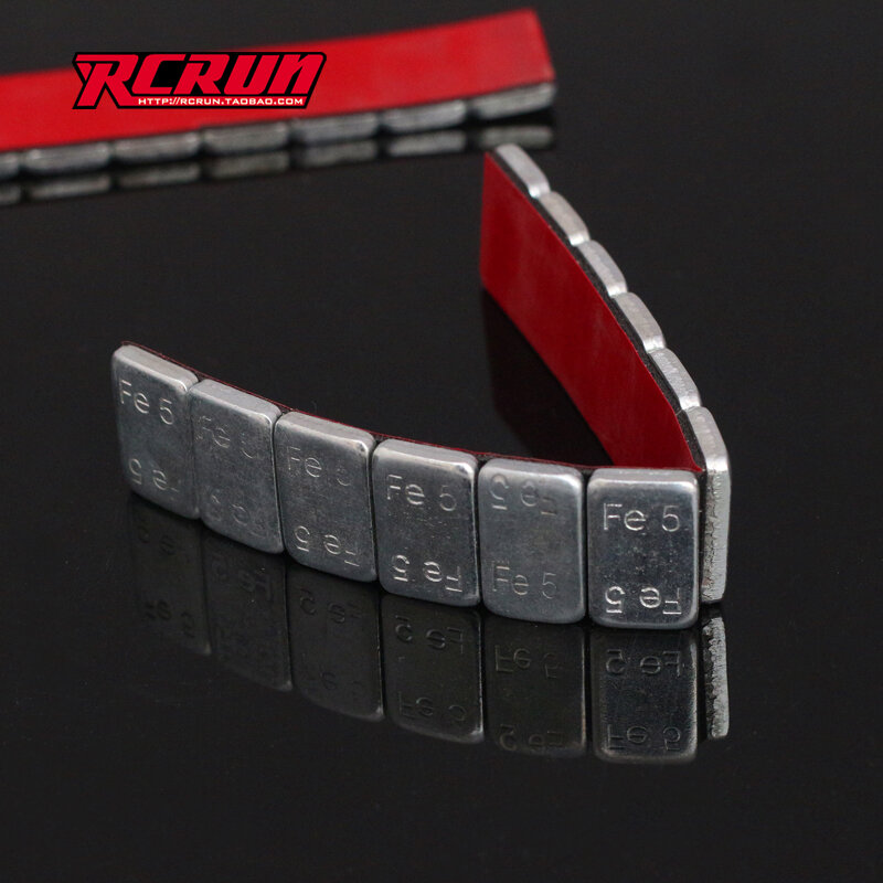 12pcs Wheel/chassis Metal Counterweight Weight Bars for 1/10 RC Crawler Car Traxxas TRX4 Defender TRX6 AXIAL SCX10 90046 RC4WD