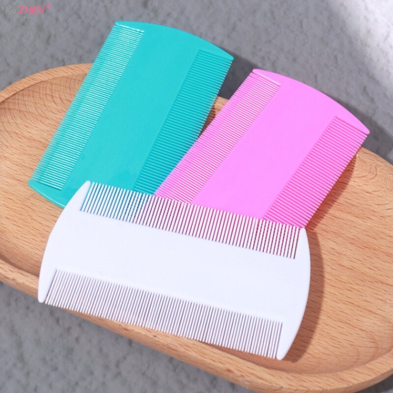 3Pcs/lot Double Side Comb Sided Head Lice Comb Protable Fine Tooth Head Lice Flea Nit Hair Combs For Styling Tools Hair Comb