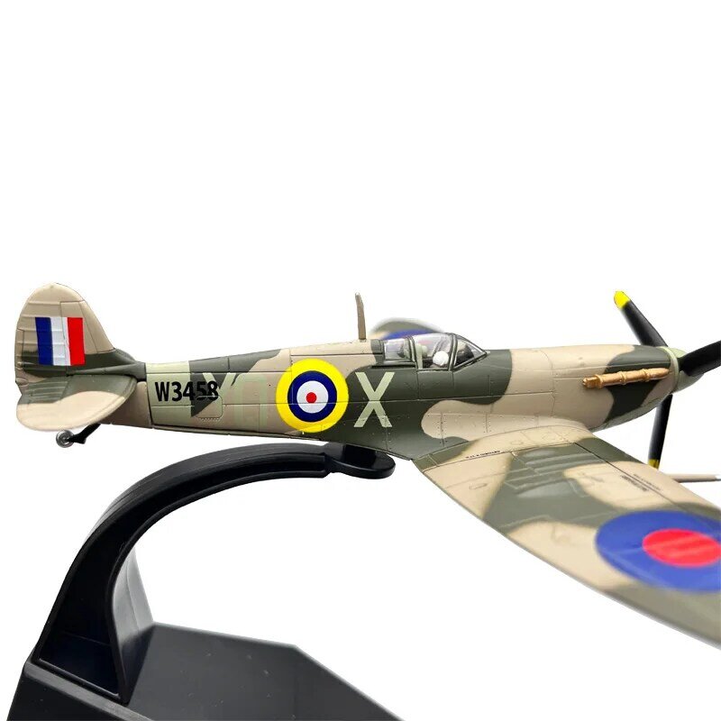 Avião de recipiente saliva britânico, escala 72 e 1/72, avião de metal fundido, modelo de brinquedo para crianças