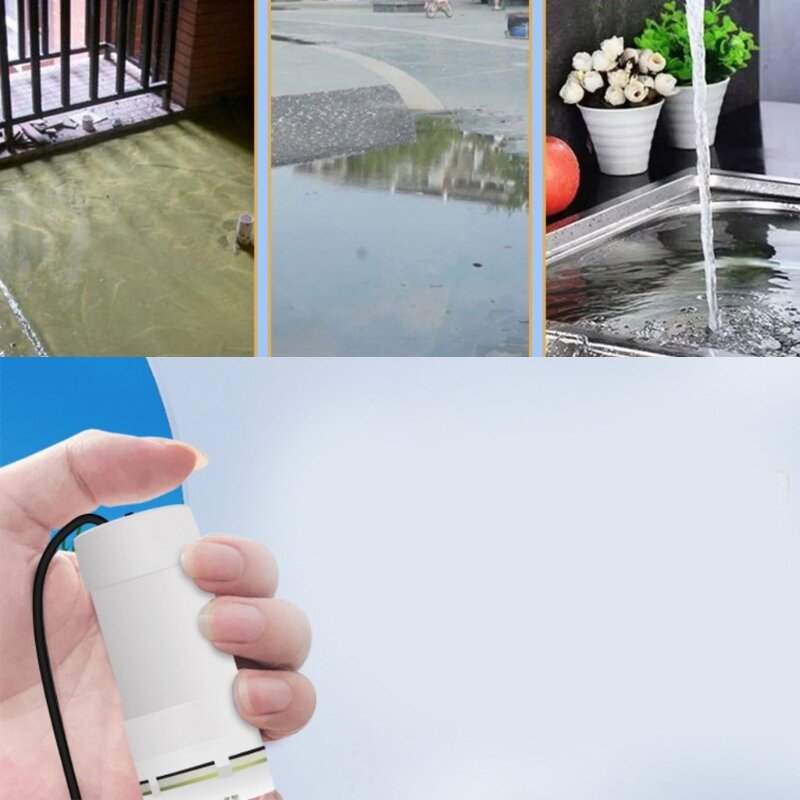 Mini bomba água USB Bomba água para terraço, bomba água do processador