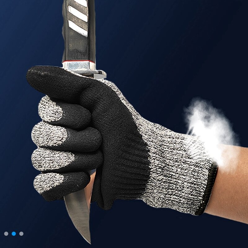 Rękawiczki nitrylowe Rękawiczki odporne na przecięcie Ochronne rękawice robocze dla mężczyzn i kobiet Odporne na zużycie Wygodne i oddychające
