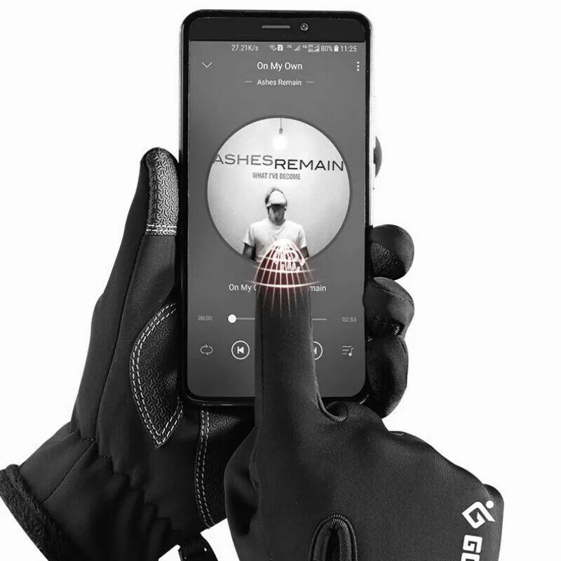 Gants étanches à doigts complets avec fermeture éclair, écran tactile, cyclisme, moto, équitation, accessoires de sports d'hiver, nouveau