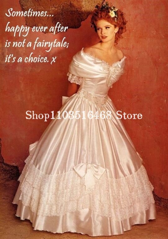 Vestidos De Noiva De Cetim Branco, Elegante Um Espartilho Ombro, Lace Ruffles, Gala Victorian, Espartilho Histórico