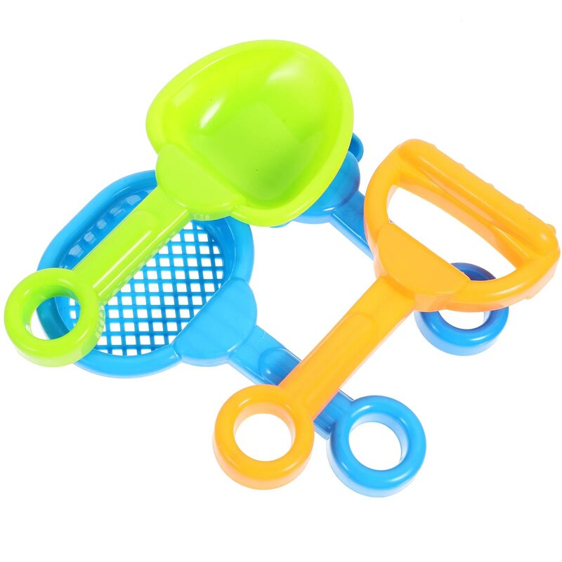 Ibasenice 장난감 도구 장난감, 재미있는 어린이 야외 놀이 세트, 해변 휴대용 내마모성 인터랙티브 놀이용, 4 개 색상