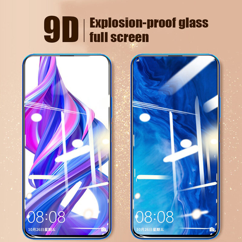 Защитное стекло с полным покрытием экрана для Honor 20 30 10 9 Pro 10X 9X Lite 8X 10i 20i 30i 9C 8C 9A, 3 шт.