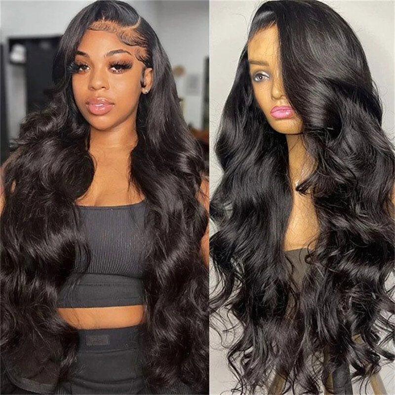 180 Density Body Wave 13x6 Hd Lace Front Wig 30 Inch Brazilian Loose Wave  Lace Frontal Wig Human Hair Wigs Pre Plucked