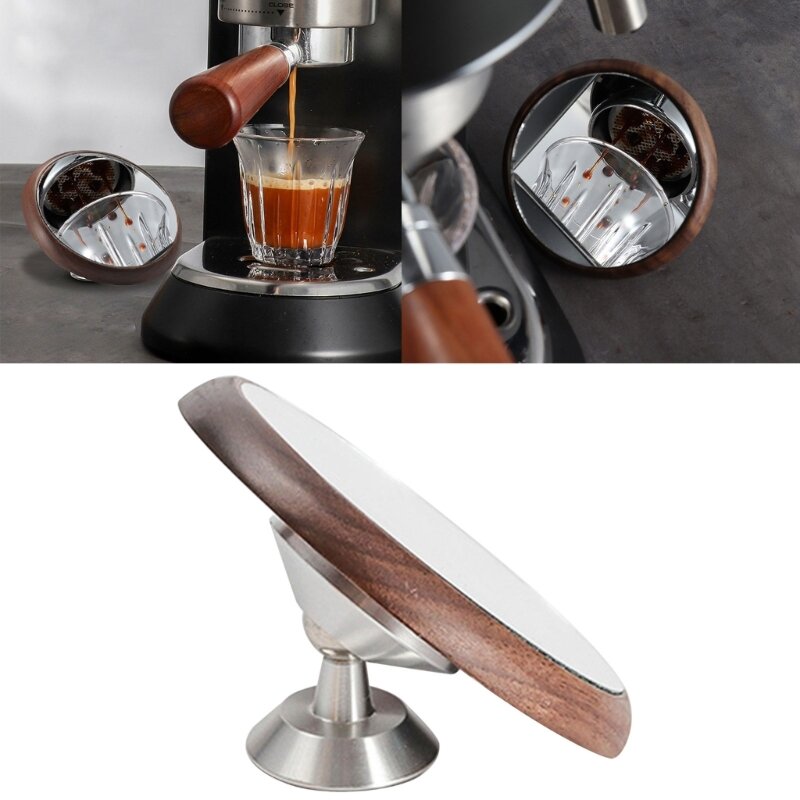 Espresso linse Durchfluss rate Beobachtung reflektieren den Spiegel Kaffee Extraktion