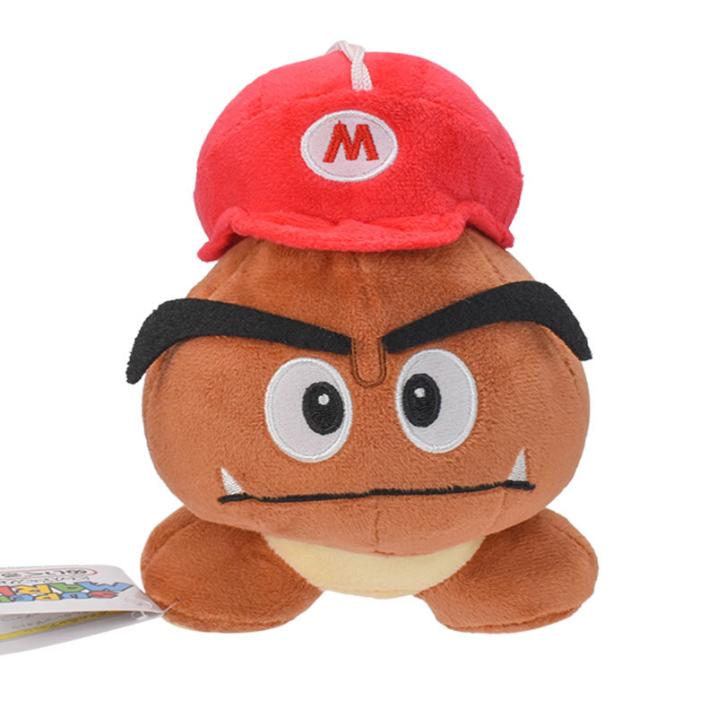 Peluche de Mario Bros para regalo de cumpleaños, muñeco de Anime de 11 estilos, Goomba, ken, carson, Goomba, Toad