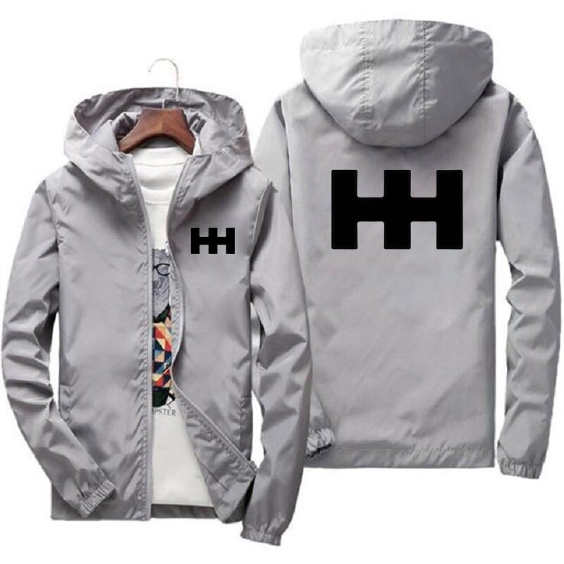 HH 2023 Spring and Autumn New High Quality Loose Large Waterproof Windproof Rushsuit Mountaineering Outdoor Sports Jacket