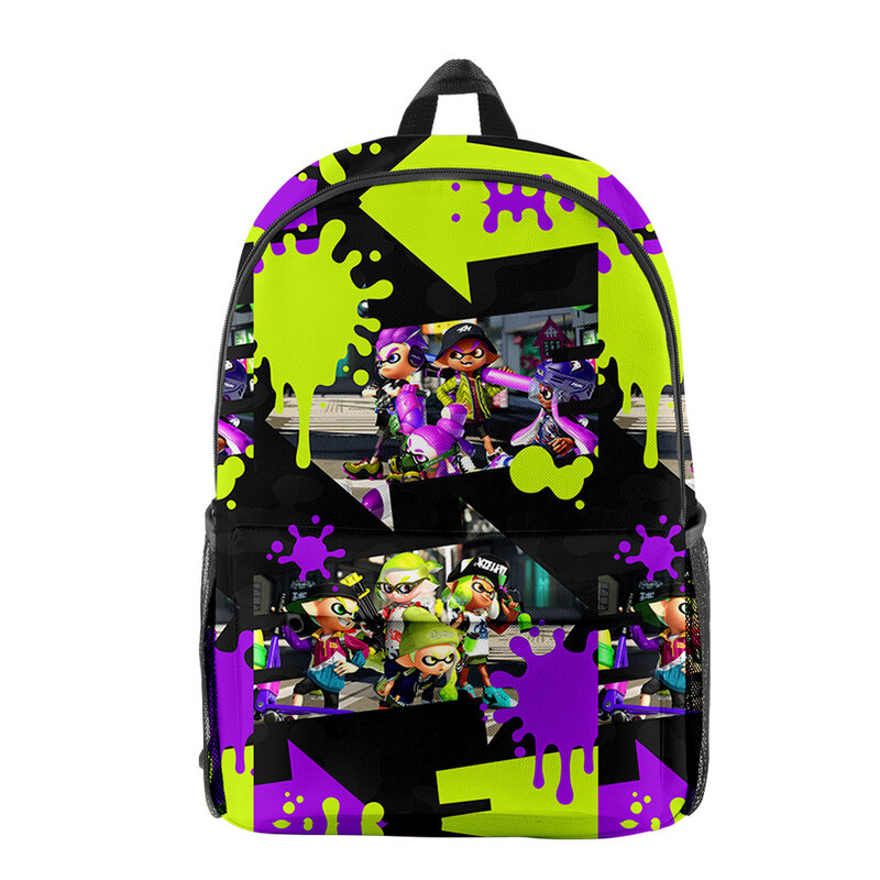 Рюкзак Splatoon 3, новинка 2022, игровая школьная сумка, сумки для взрослых и детей, сумка унисекс, рюкзак