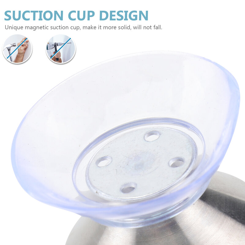 2/4/6 Sets Magnetic Soap Dishes Soap Holder For Shower Wall Mount Soap Dish Magnetic Soap Racks Soap Saver (Random Pattern)