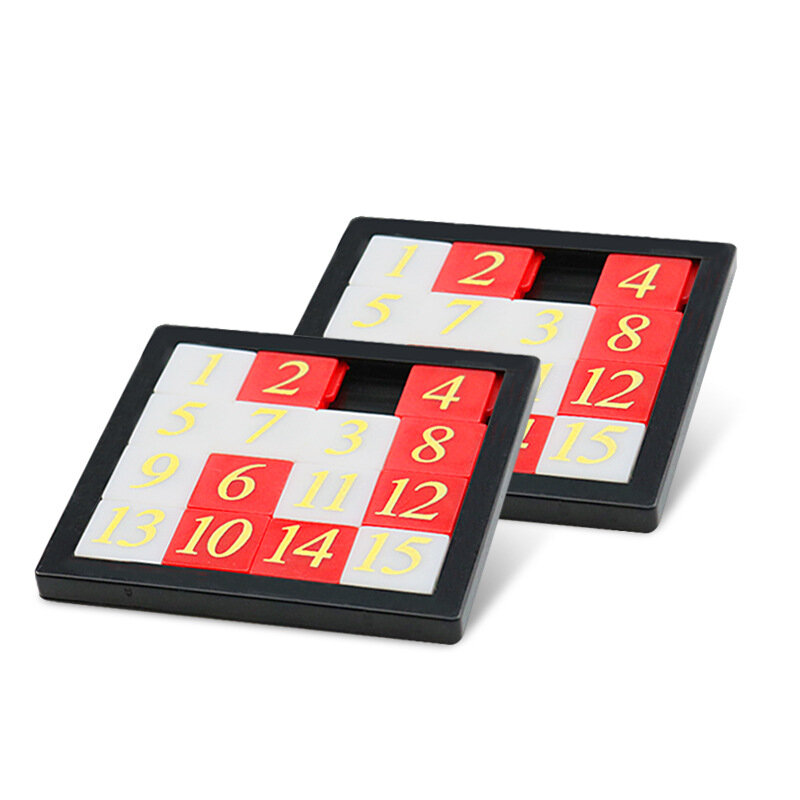 Jogo de Puzzle Square Logic Training, Pensando, Educação Infantil, Slide Toy Digital, Jogo Cerebral, 1-10Pcs