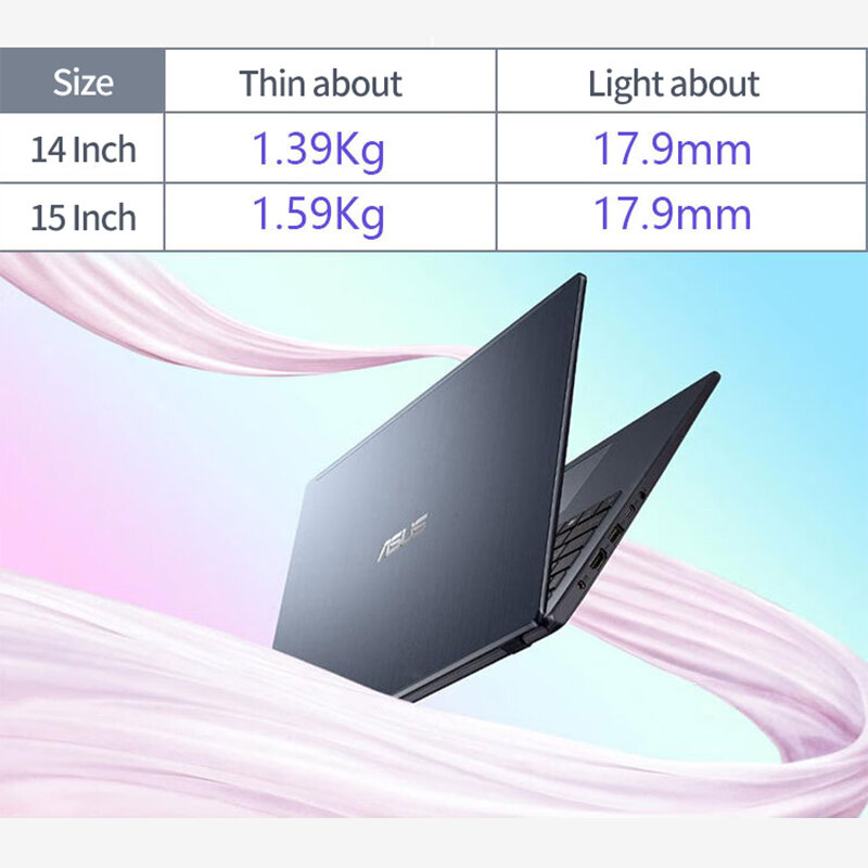 ASUS Wanshi Office Laptop Intel Pentium N6000/Intel Celeron N4120 8G RAM 256G SSD 14Inch Business Notebook Gaming Computer