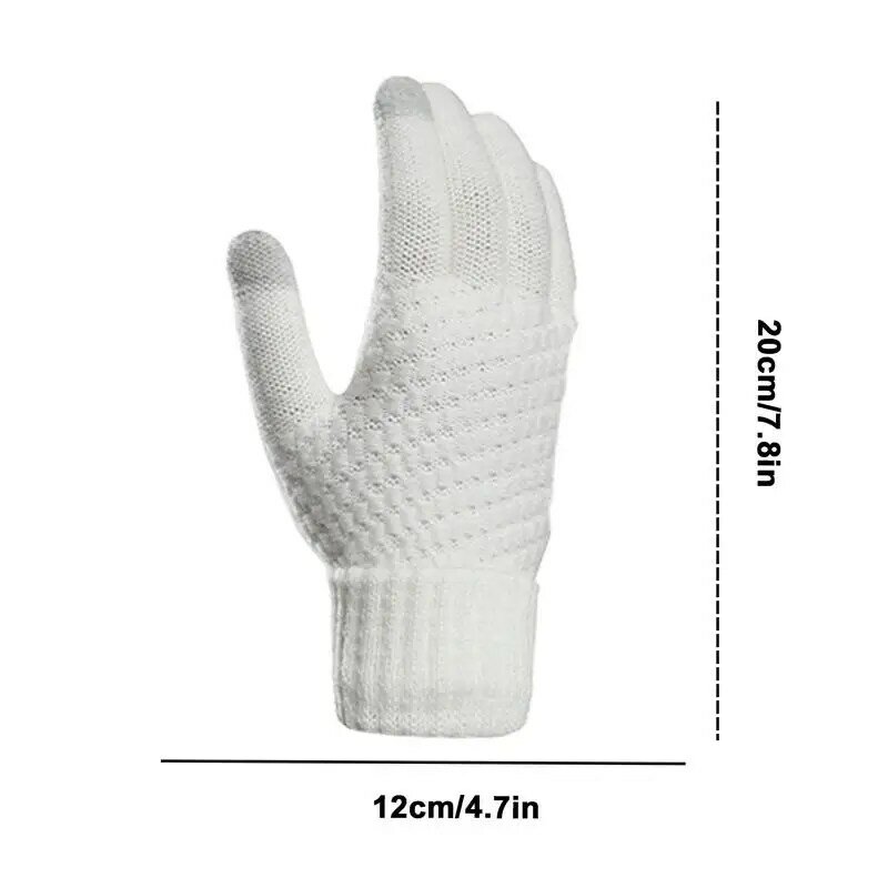 Heated Gloves For Men Velvet Heating Mittens USB Powered Touchscreen Winter Hands Warm Gloves For Males Men Females Women