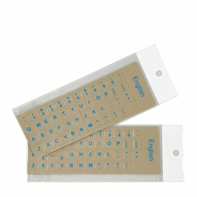 Dust Protection Korean Russian Film Language Alphabet Sticker Keyboard Letter Sticker Keyboard Stickers Computer Keyboard Cover