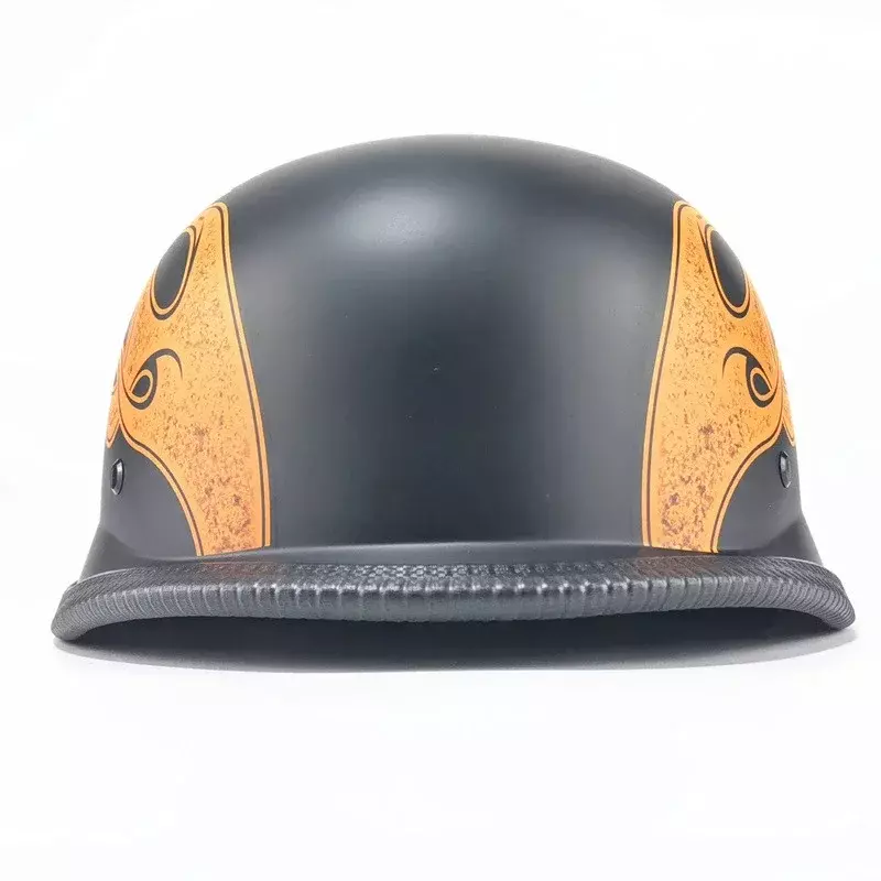 Casco moto mezza faccia Vintage Retro protezione di sicurezza tedesca nuova estate berretti da strada Unisex caschi
