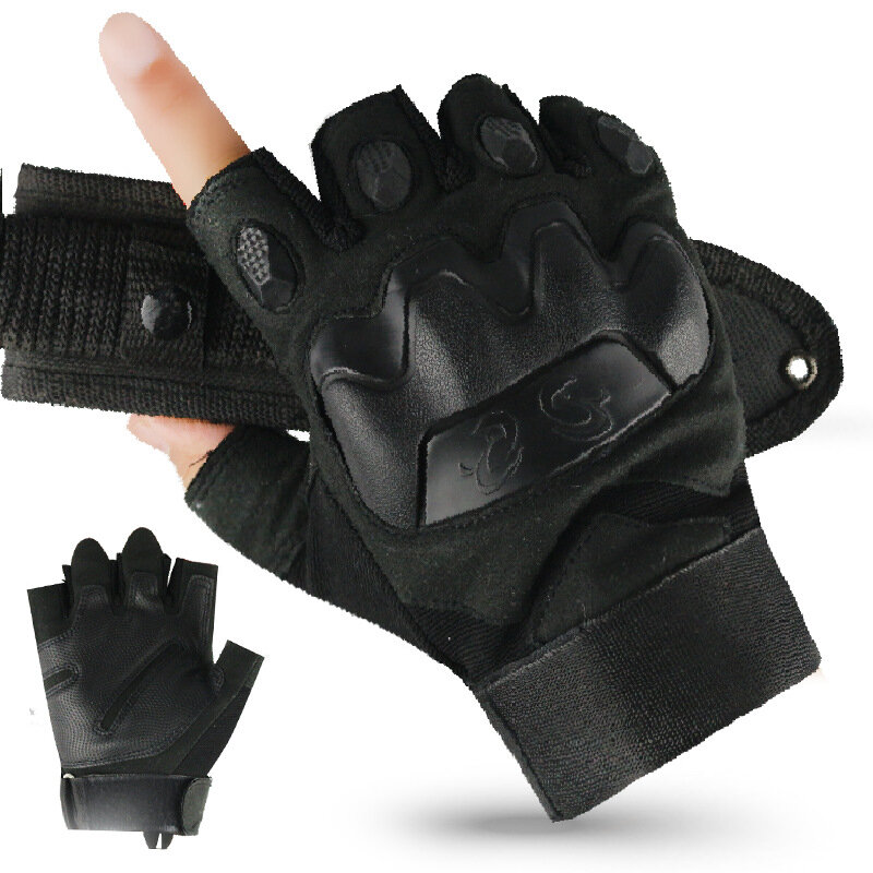 Cross-border Tactical Half-finger Gloves Male Special Forces Outdoor Riding Mountaineering Training Non-slip Fitness Outdoor