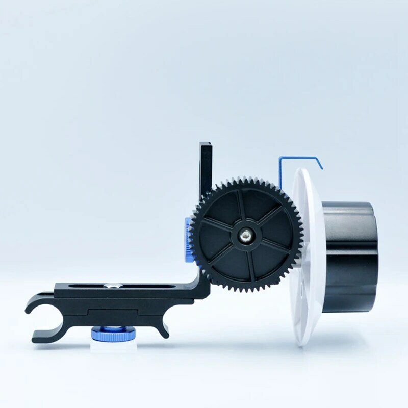 Follow Focus With Gear Ring Belt For DSLR Camera Camcorder DV Video Fits 15Mm Rod Film Making System, Video Follow Focus