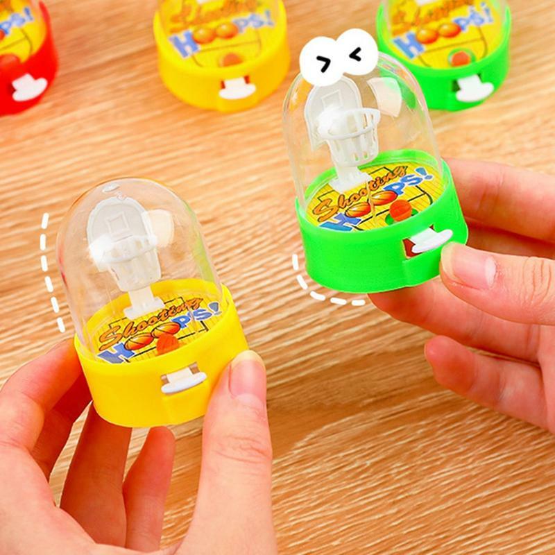 3PCS Mini Desktop Fingers basket Shooting Game Toys forniture per feste di compleanno per bambini Pinata Filler Bag regali di natale per bambini