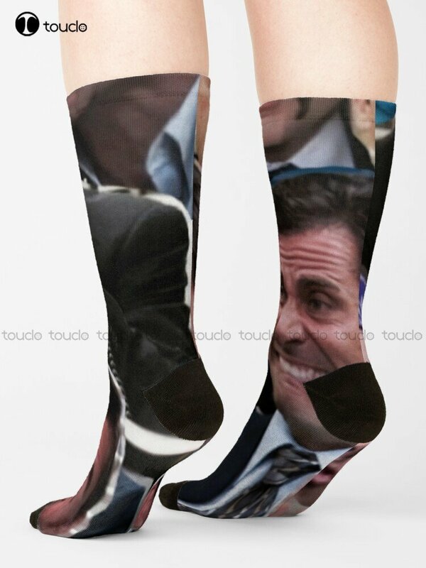 Офисные носки из ткани Стив карелл носки для Софтбола женские модные креативные носки для отдыха смешное искусство абстрактная картина маслом забавные носки