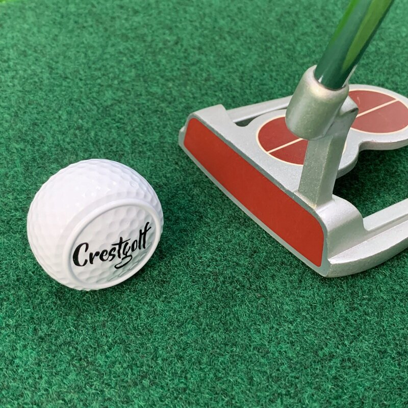 CrestGolf-フラットゴルフボール,補助ボール,フラットシェイプ,トレーニング用,2層,5