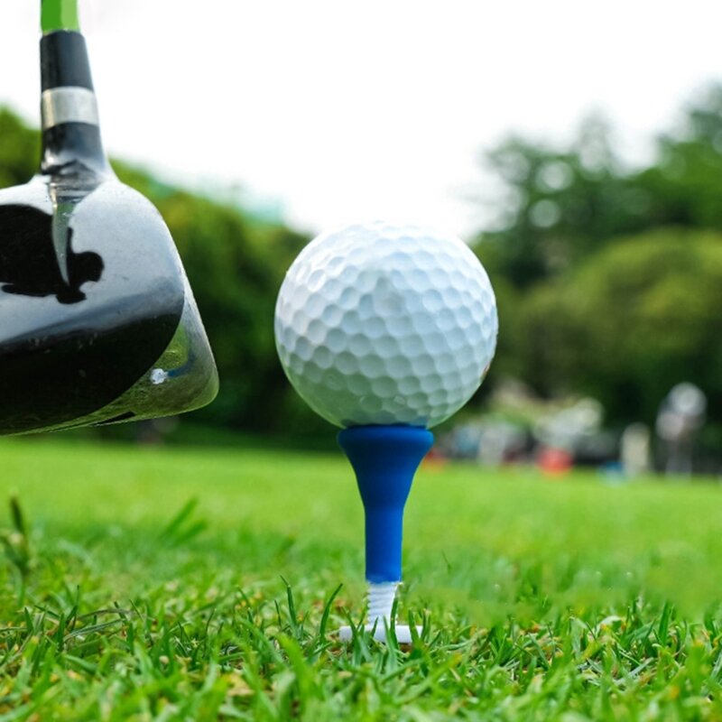 5 قطعة حامل كرة جولف قابل للتعديل الارتفاع، حامل كرة تدريب ثابت، كرة جولف، إكسسوارات رياضية للجولف في الهواء الطلق