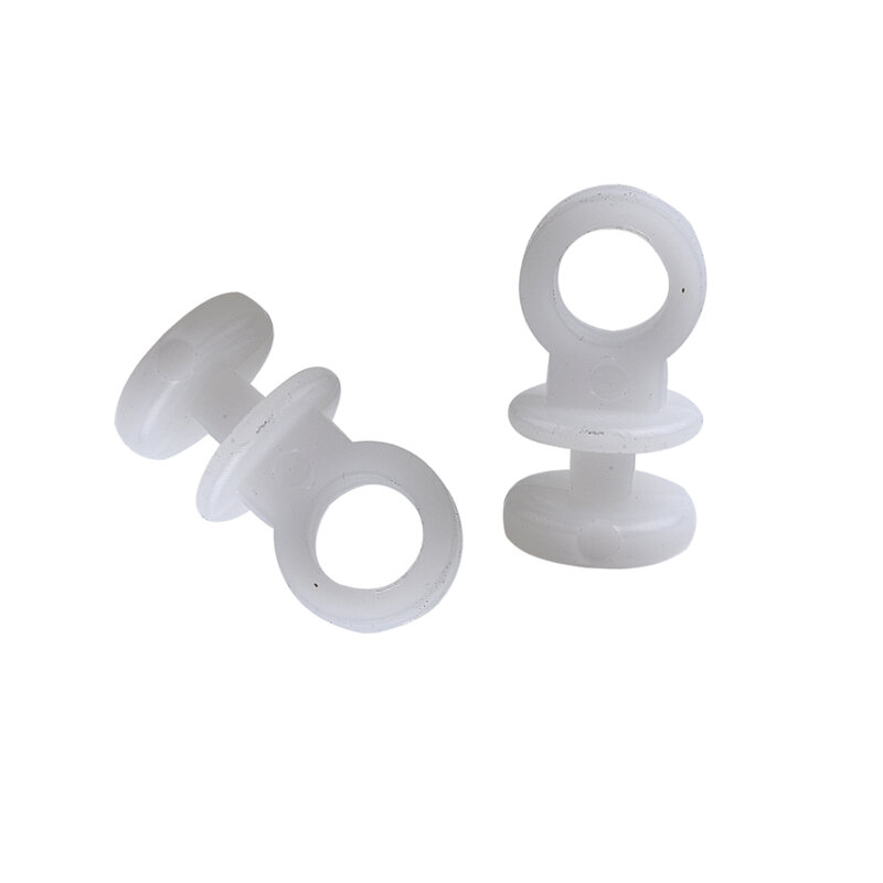 IMACurtain-Crochets de piste en plastique blanc pour van, 50x50 pièces, durable, nouveau