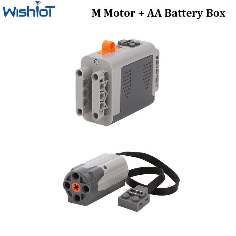 Technische Moc Onderdelen Power Functies Aa Batterij Box Case Compatibel Met Legoeds 8881 8883 Robot Auto Mechanische Power Groep