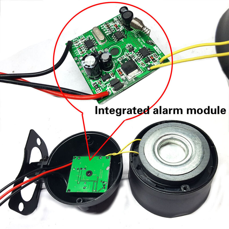 12V Car Security System Horn Siren Alarm With 2 Remote Controls Anti-Theft One-Way Automotive Alarm System Burglar Protection