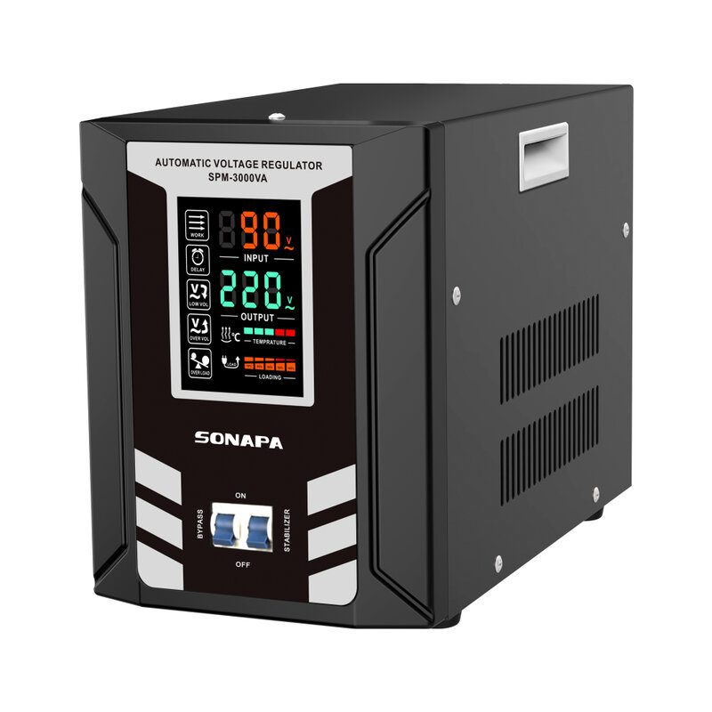 2kva 2000va einphasig AC 220V Desktop automatische Spannungs regler Stabilisatoren Fabrik preis