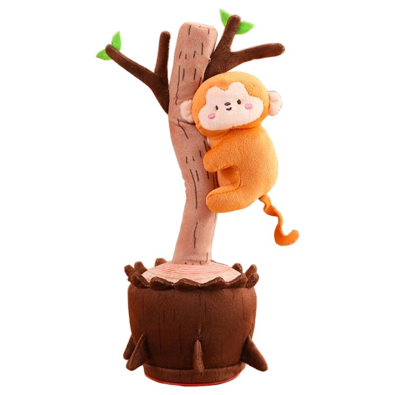 ร้องเพลงต้นไม้ไฟฟ้าเต้นรำต้นไม้ของเล่น Plush ตุ๊กตาสัตว์ของเล่นเด็กของขวัญ X90C