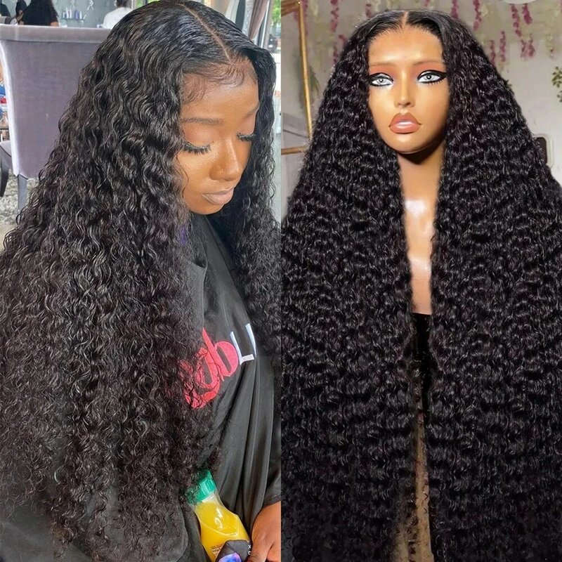 13x4 7x5 Glueless Wig Easy To Wear No Skills Needed Curly Pre Bleached Knots Human Hair Lace Blends Into Skin For Women